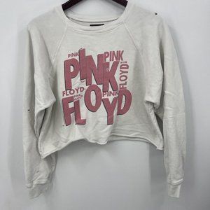 Original Retro Brand Los Angeles Pink Floyd Distressed Cropped Womens Small READ
